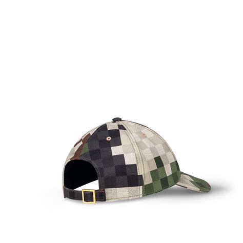 camo hat with louis vuitton patch|Damoflage Cap S00 .